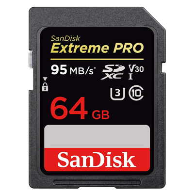 کارت حافظه SDXC سن دیسک مدل Extreme Pro کلاس 10 استاندارد UHS-I U3 سرعت 633X 95MBps ظرفیت 64 گیگابایت